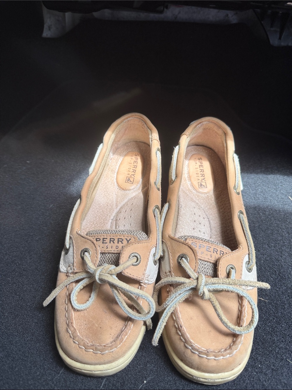 Sperry Women's Wheat/Tan Leather Boat Shoes